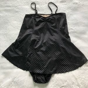 Women's Black and White Maternity Swimsuit